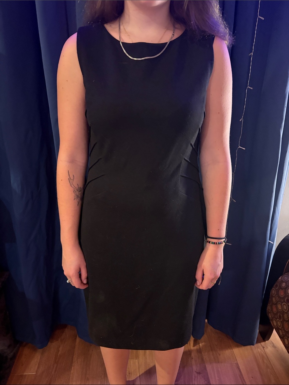 Jacob Black Sleeveless Sheath Dress